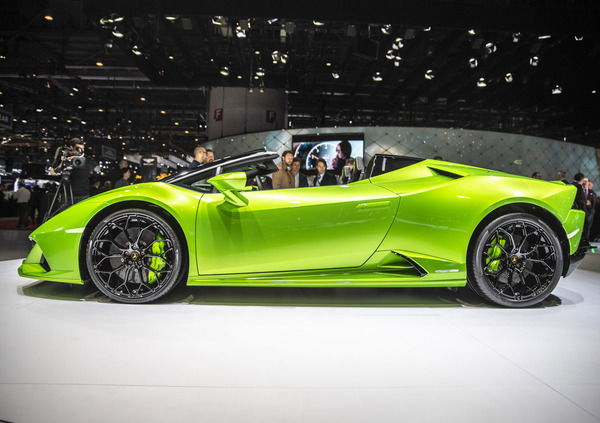 Lamborghini Huracan EVO Spyder al Salone di Ginevra 2019 [Video]