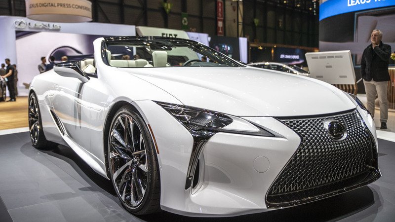 Lexus LC Convertible Concept: dopo Detroit, a Ginevra 2019 [Foto e video]