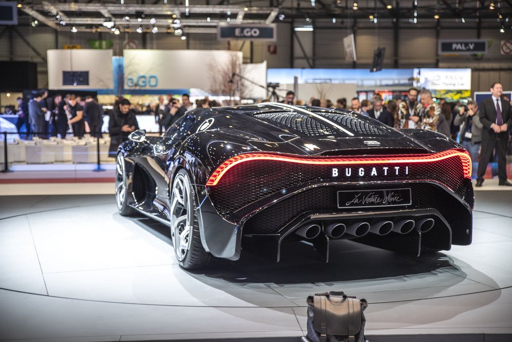 Il posteriore della Bugatti La Voiture Noire