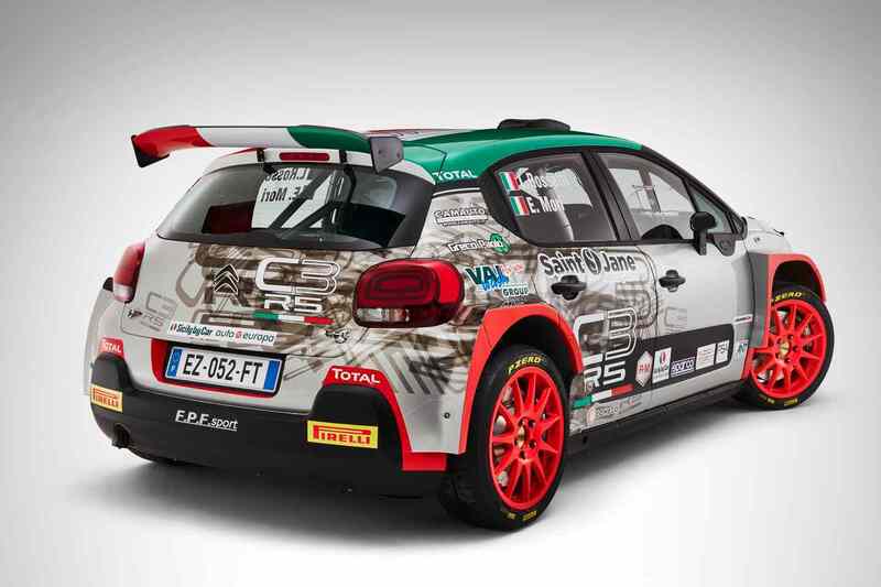 ll posteriore della Citroen C3 R5