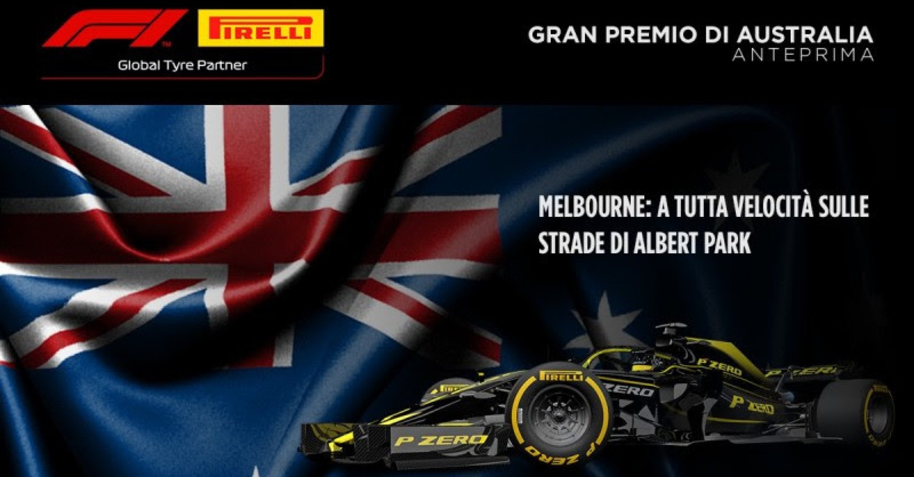 F1, GP Australia 2019: le gomme Pirelli a Melbourne