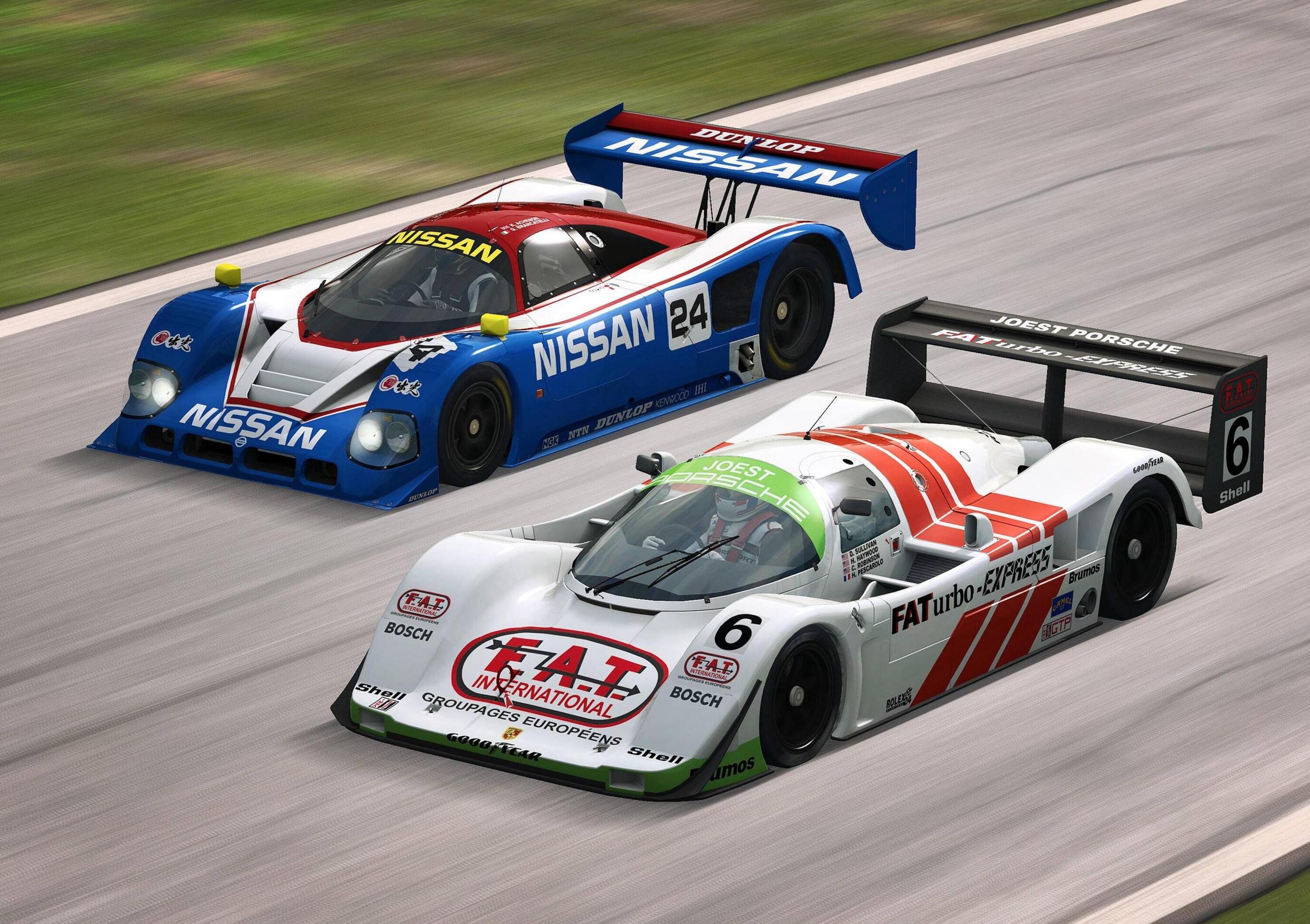 Raceroom, Porsche 962 C e Nissan R90CK in arrivo