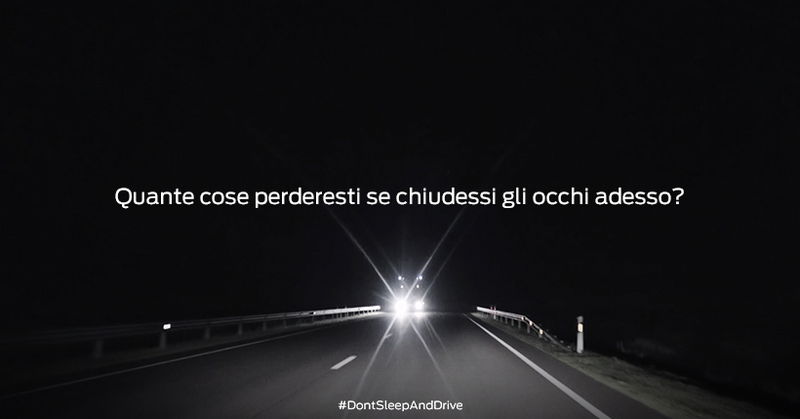 Sonno, Fatica e Riposo: tre cardini della guida sicura [test autovalutazione]