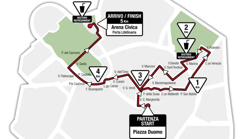 Domenica la Stramilano 2019: informazioni viabilistiche, mappe e orari delle corse in citt&agrave;
