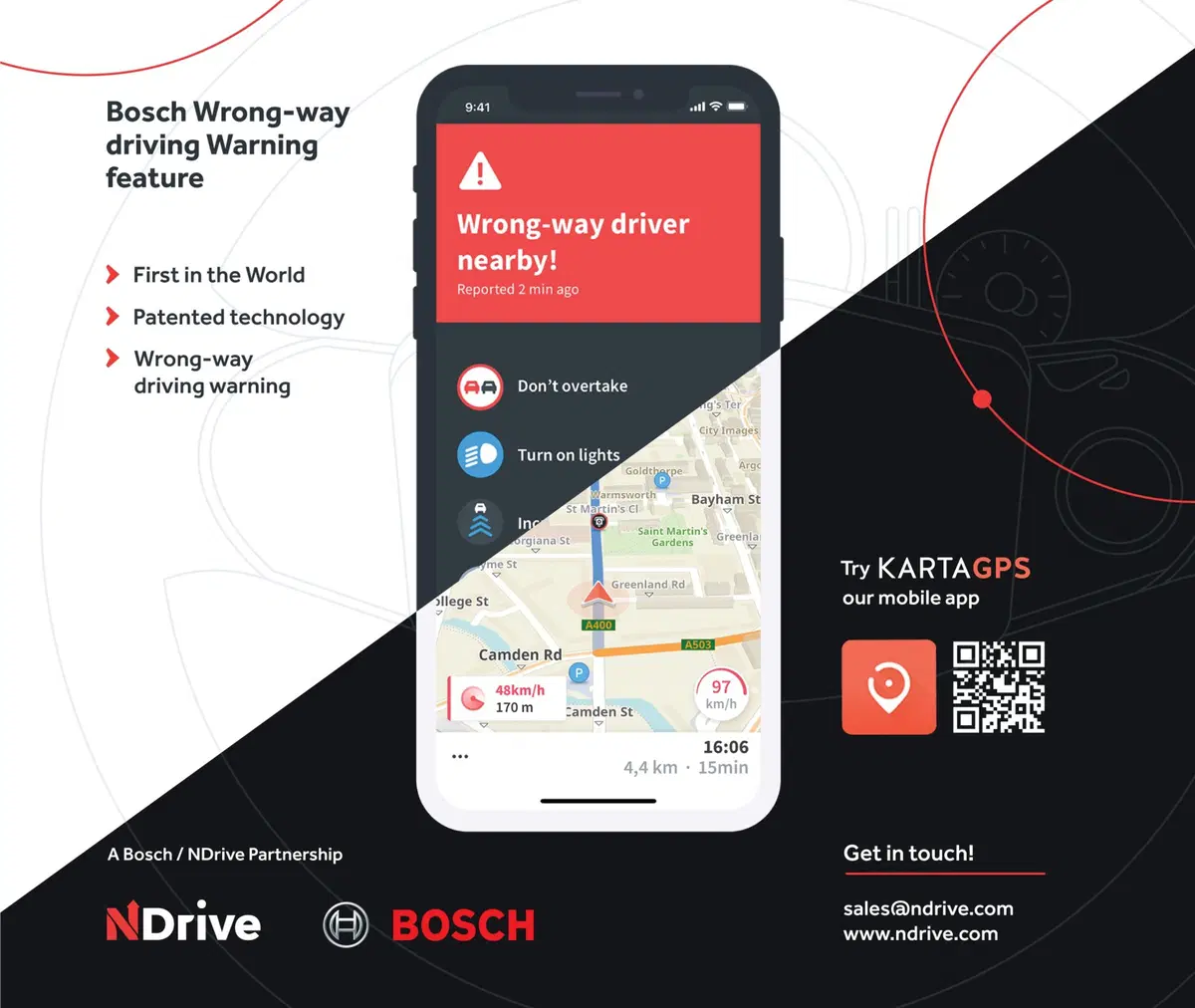 Bosch: avviso di marcia contromano presto di serie (5)