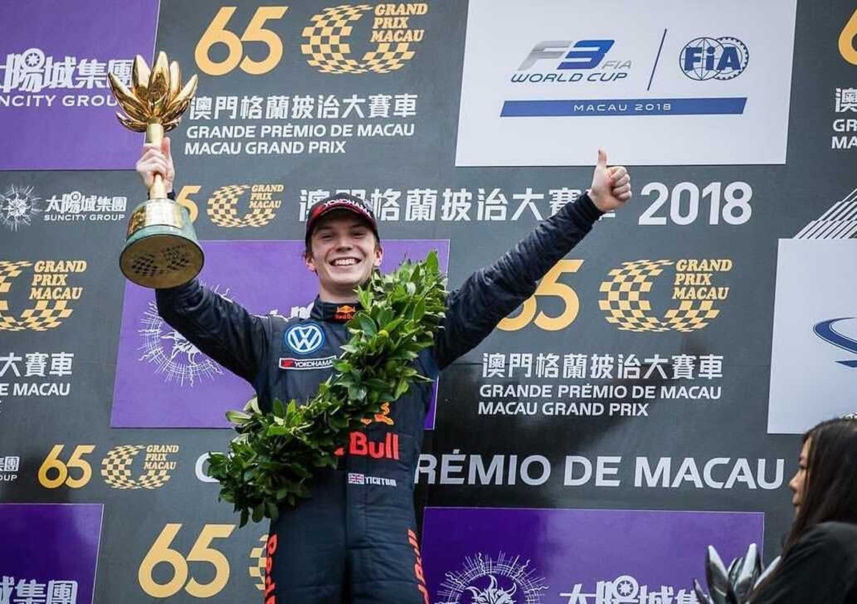 F1 2019: Red Bull, Dan Ticktum in pista nei test in Bahrain