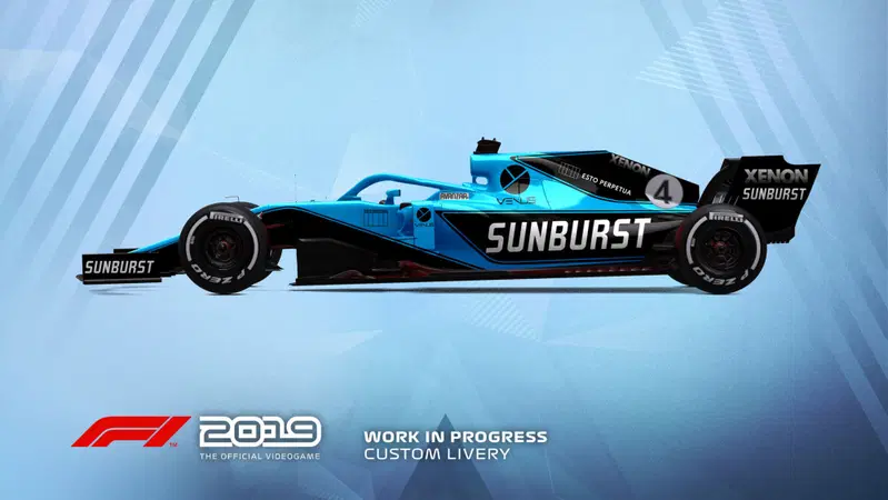 Una delle livree personalizzate che sar&agrave; possibile ricreare all'interno dell'editor di F1 2019