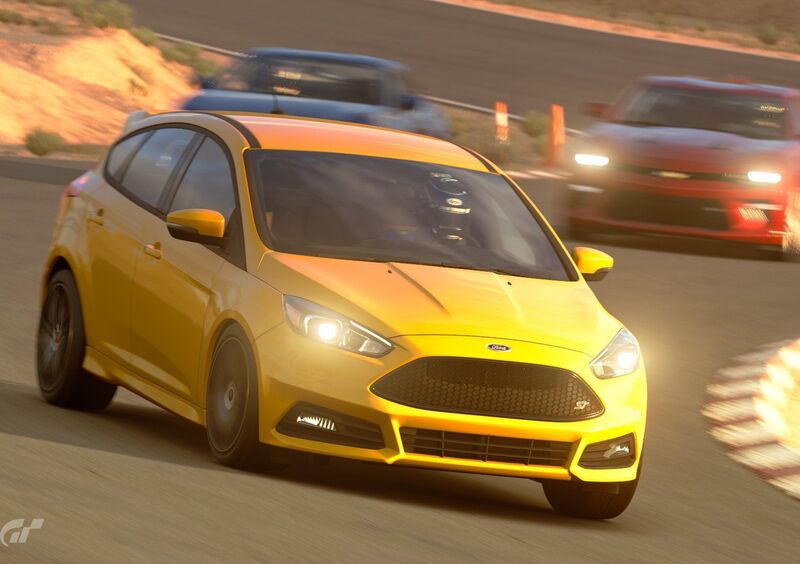 GT Sport e Ford Focus ST, la hot hatch da trackday