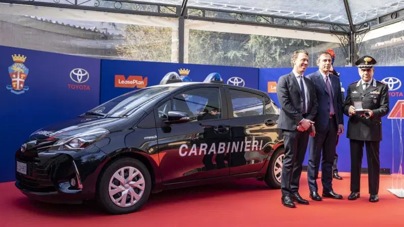 Carabinieri: 250 Toyota Yaris Hybrid per l&rsquo;Arma