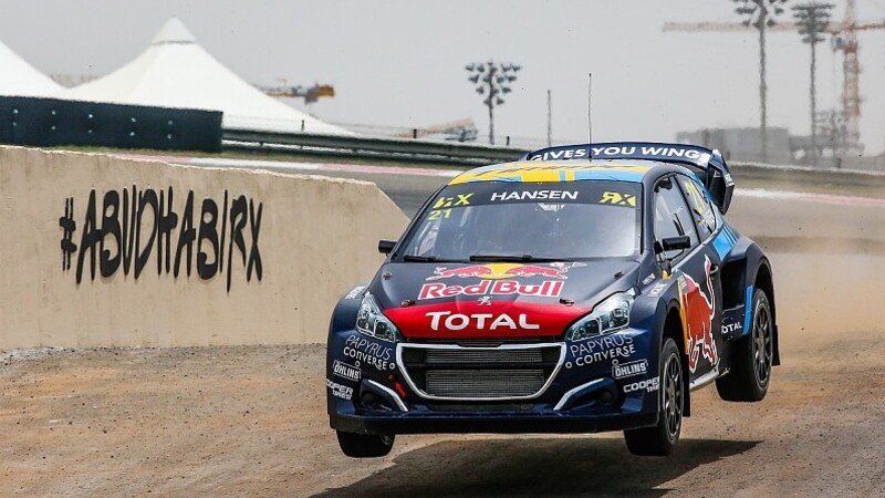 WRX 2019. Abu Dhabi. Prima vittoria per la Peugeot di Kevin Hansen 