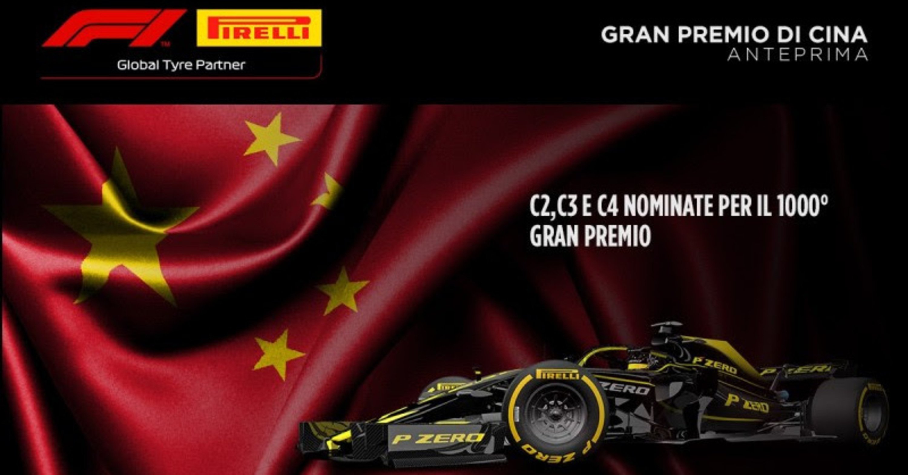 F1, GP Cina 2019: le gomme Pirelli a Shanghai