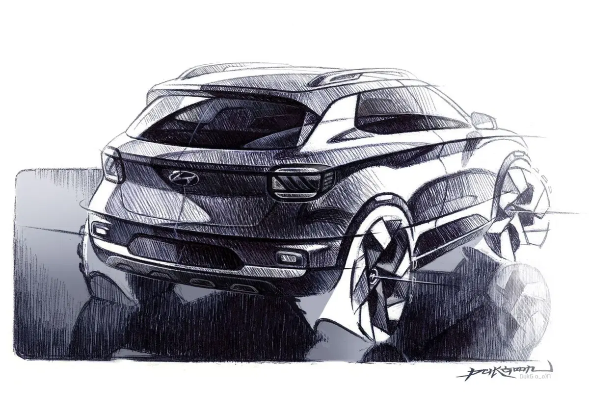 Hyundai Venue: primi bozzetti del nuovo SUV (2)