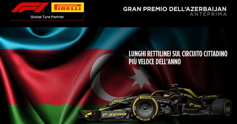 F1, GP Baku 2019: le gomme Pirelli in Azerbaijan