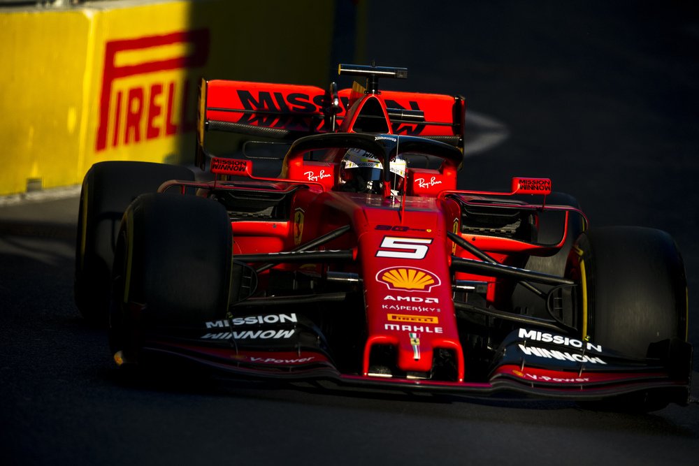 Terzo posto per Sebastian Vettel nelle qualifiche a Baku