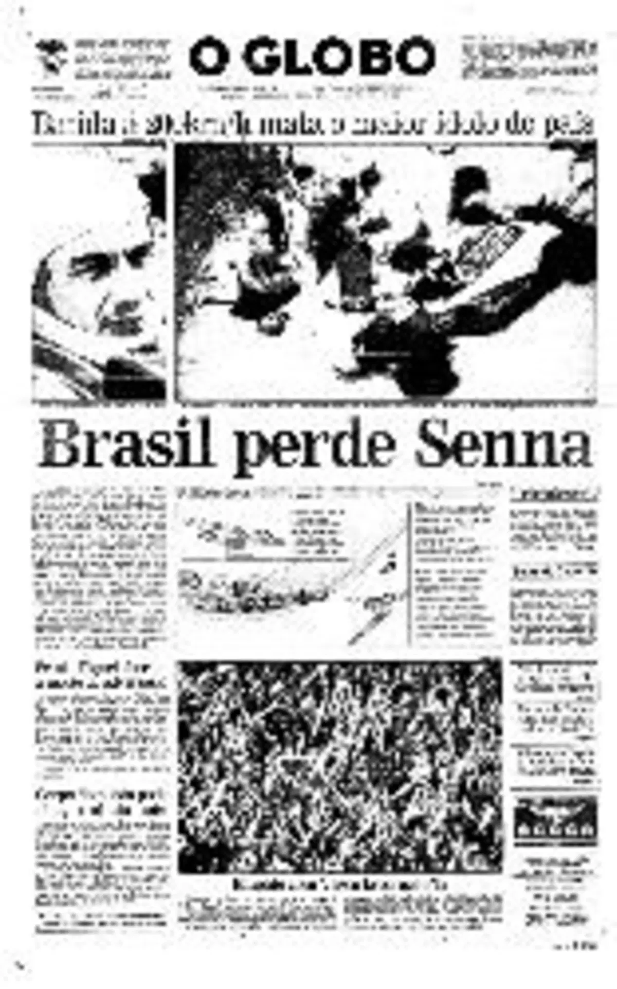 F1: Senna, 25 anni dopo: i titoli dei giornali dell'epoca (11)