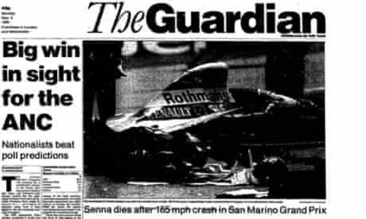 F1: Senna, 25 anni dopo: i titoli dei giornali dell'epoca (6)