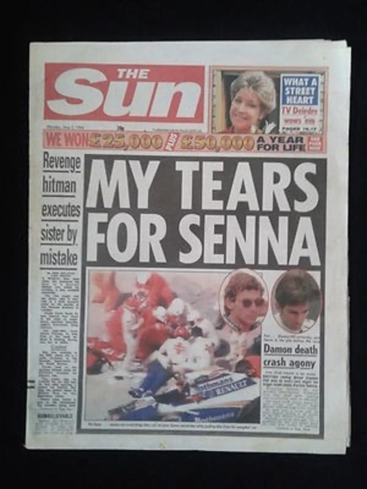 F1: Senna, 25 anni dopo: i titoli dei giornali dell'epoca (15)