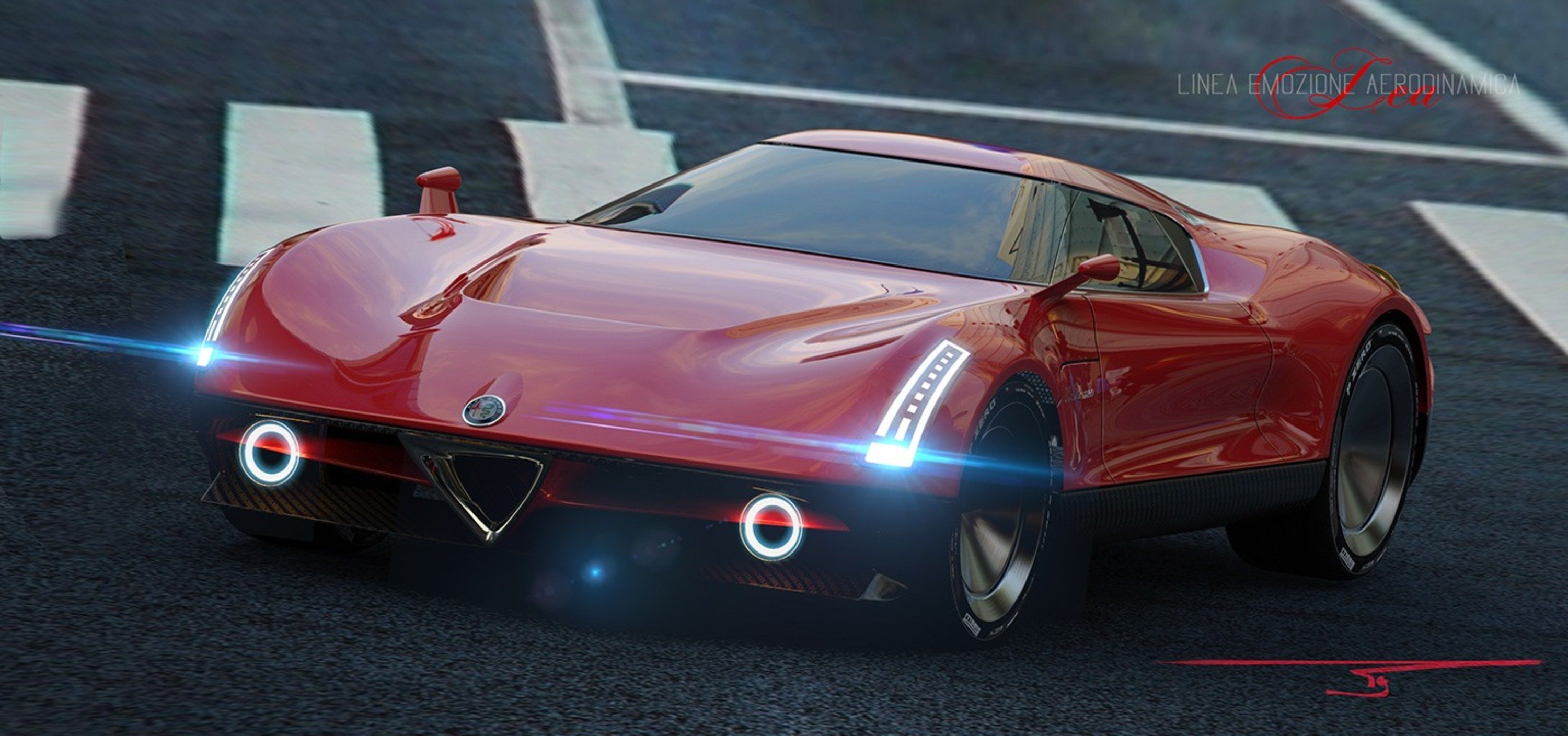 Alfa Romeo 6C H-Sport: bella da paura con il V6 e corrente quanto basta