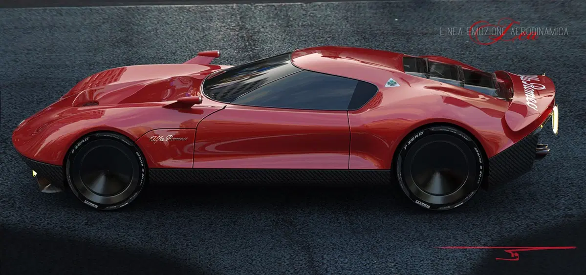 Alfa Romeo LEA, ipotesi sulla nuova 8C (4)