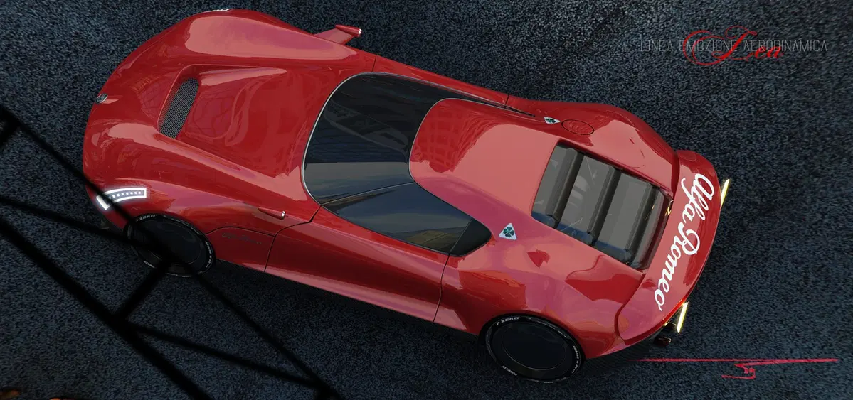 Alfa Romeo LEA, ipotesi sulla nuova 8C (5)