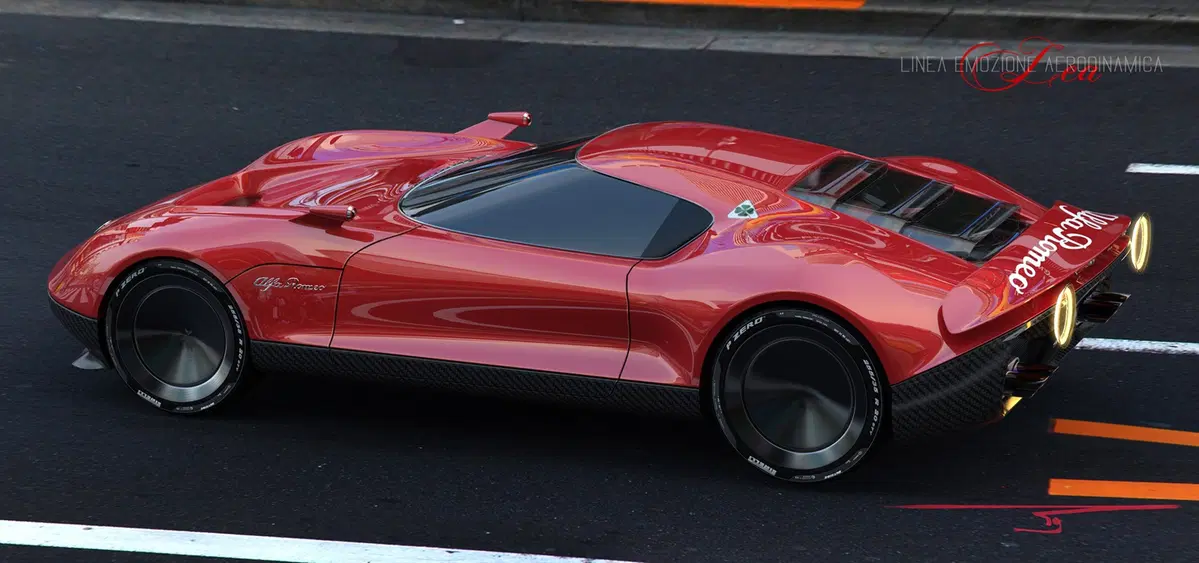 Alfa Romeo LEA, ipotesi sulla nuova 8C (6)
