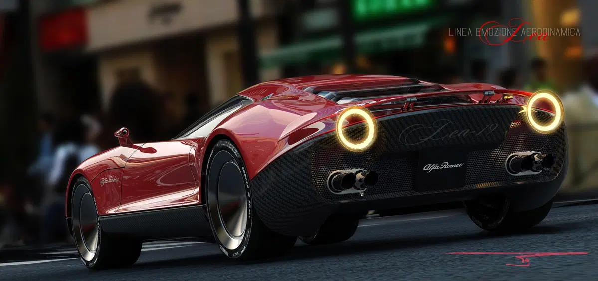 Alfa Romeo LEA, ipotesi sulla nuova 8C (7)