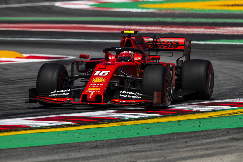 Charles Leclerc scatter&agrave; dalla quinta posizione in Spagna