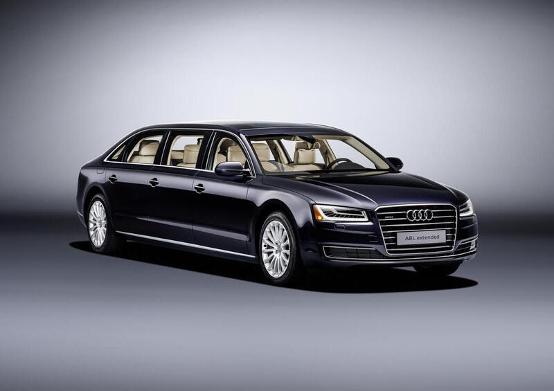 Audi A8 L Extended, &ldquo;limo&rdquo; da 6 metri e 36