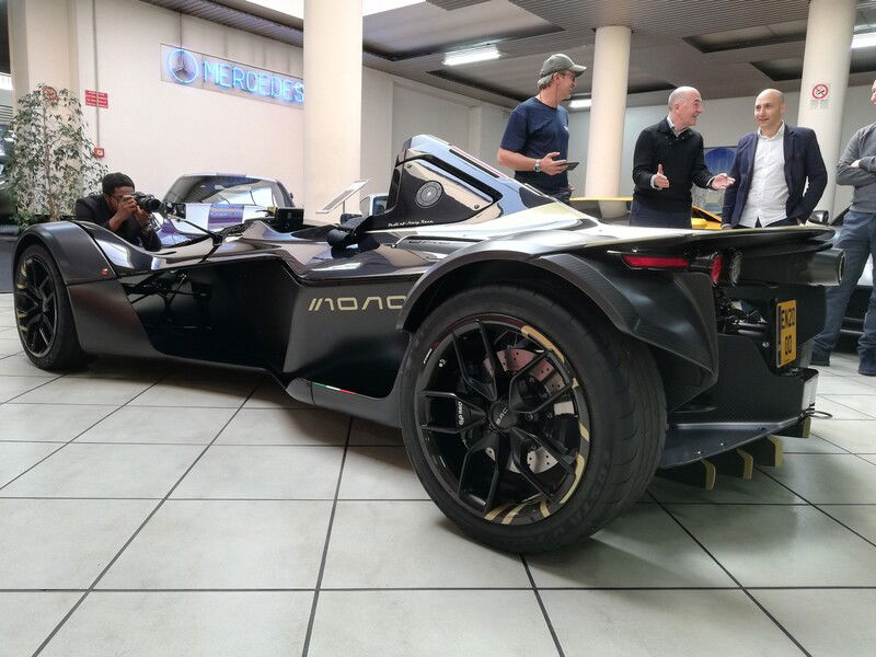 La BAC Mono &egrave; una vera Formula 1 stradale: 580 kg e 305 CV