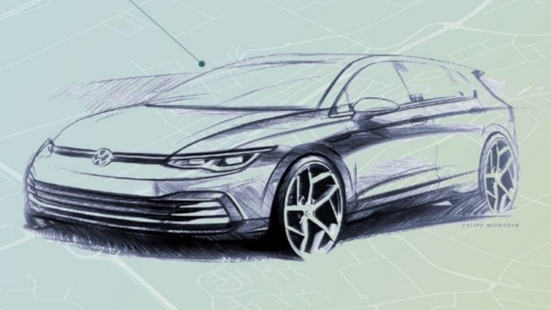 Volkswagen Golf 2020: ecco i primi bozzetti