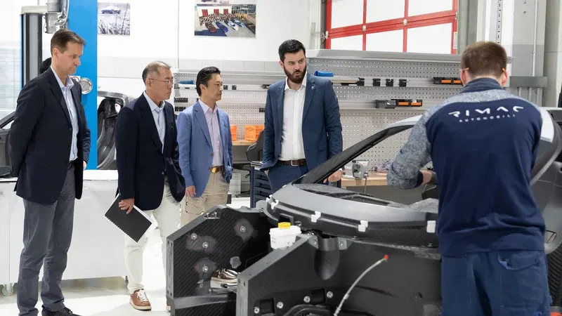 Rimac, dopo Porsche investe anche Hyundai