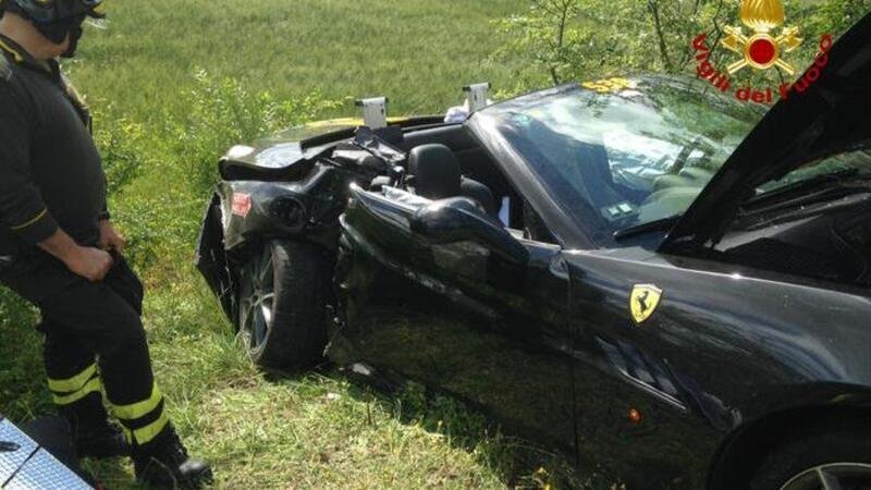 Mille Miglia 2019, incidente tra due Ferrari