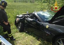 Mille Miglia 2019, incidente tra due Ferrari