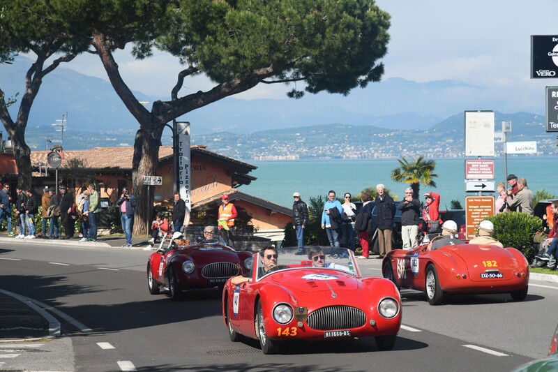 Le storiche della 1000 Miglia 2019 in azione