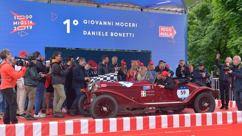 1000 Miglia 2019: vince l&rsquo;Alfa Romeo 6C 1500 SS di Moceri-Bonetti