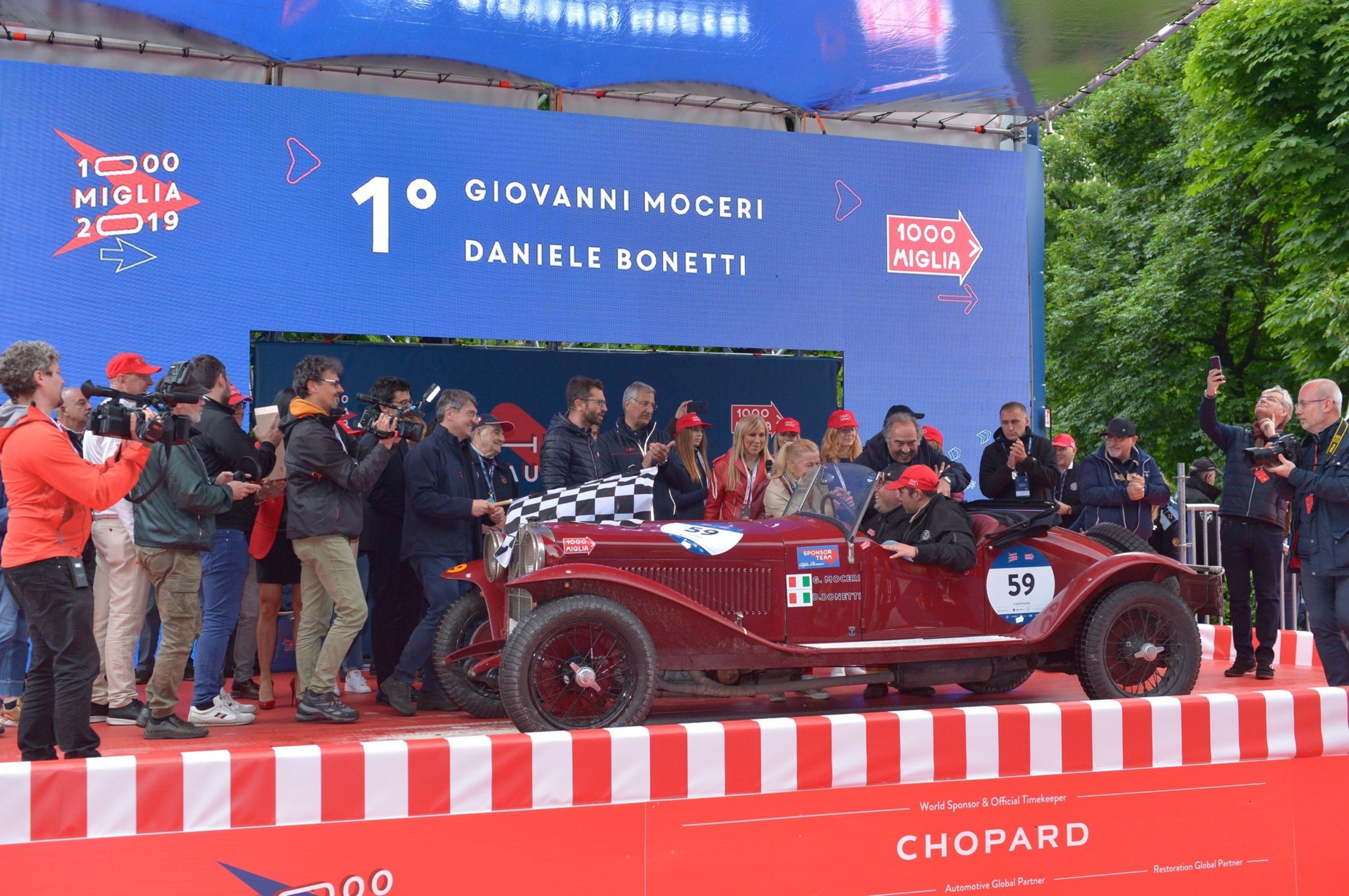 1000 Miglia 2019: vince l&rsquo;Alfa Romeo 6C 1500 SS di Moceri-Bonetti