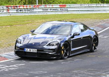 Porsche Taycan: l’elettrica in azione al Nürburgring [Foto spia]