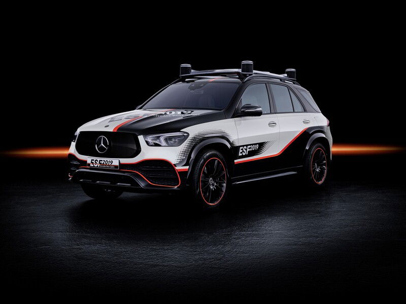 La scocca personalizzata della Mercedes GLE ESF 2019