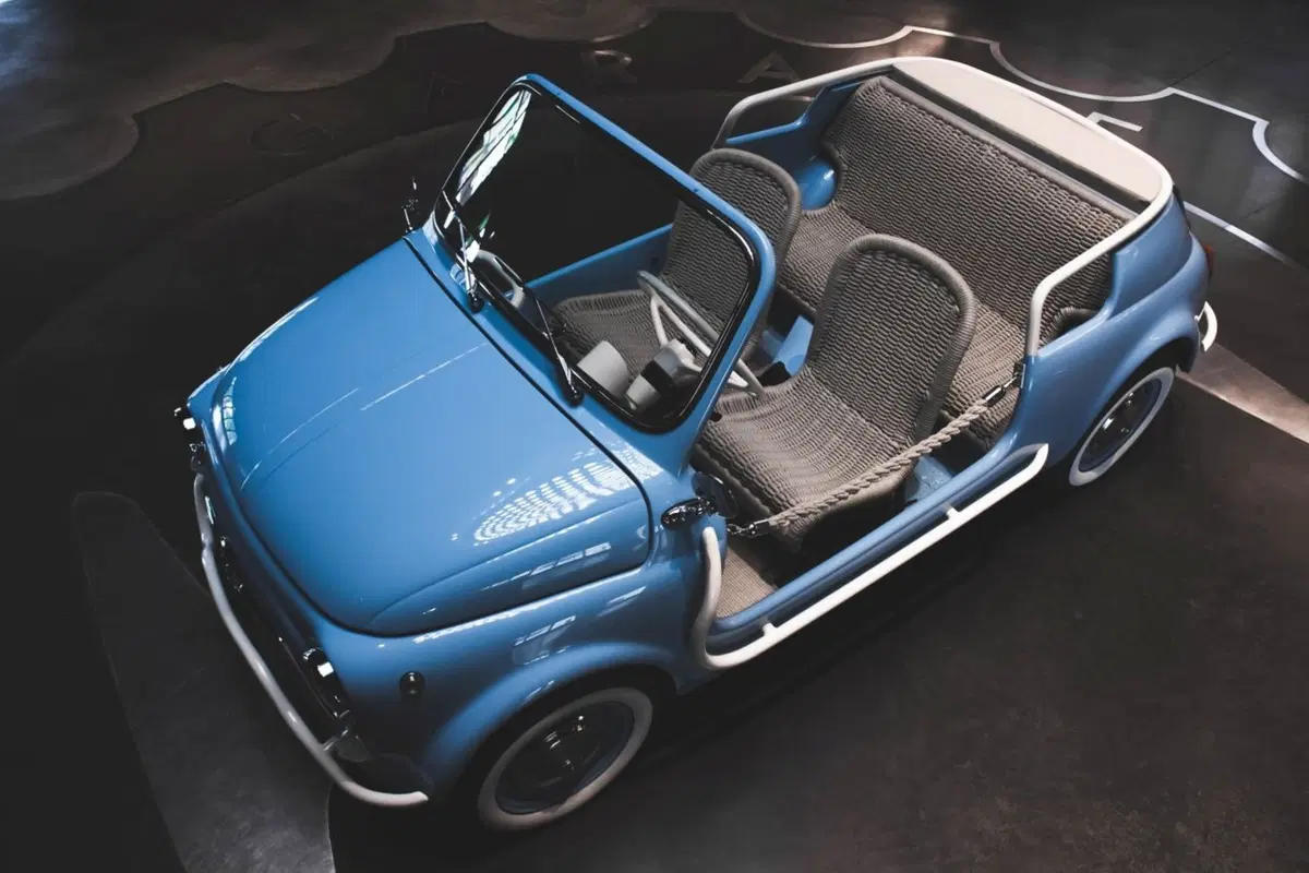 Fiat 500 Jolly Icon-e, elettrica d’antan (2)