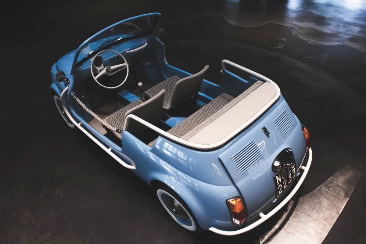 Fiat 500 Jolly Icon-e, elettrica d’antan (6)
