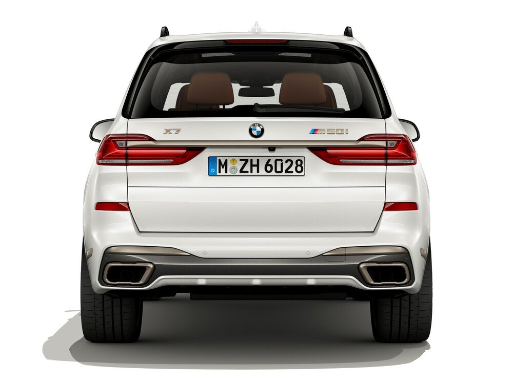 Il posteriore del nuovo BMW X7 M50i