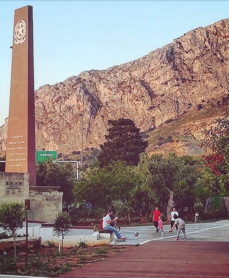 Il monumento ai caduti della &quot;Strage di Capaci&quot;