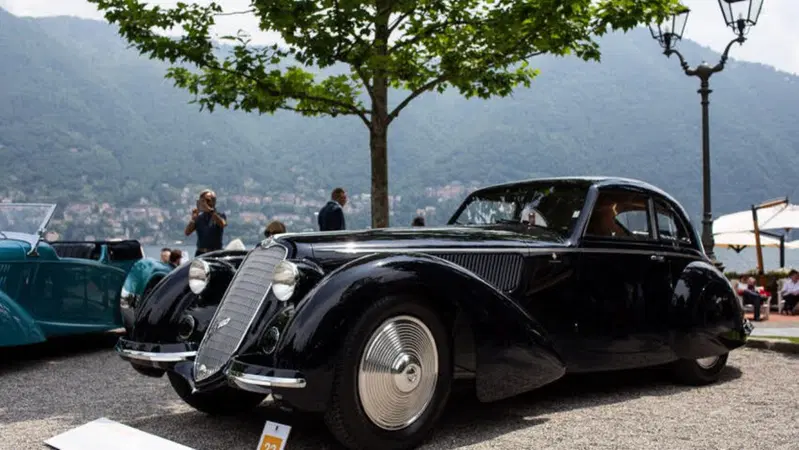 Alfa Romeo 8C 2900B premiata con la Coppa d'Oro al Concorso d'Eleganza Villa d'Este