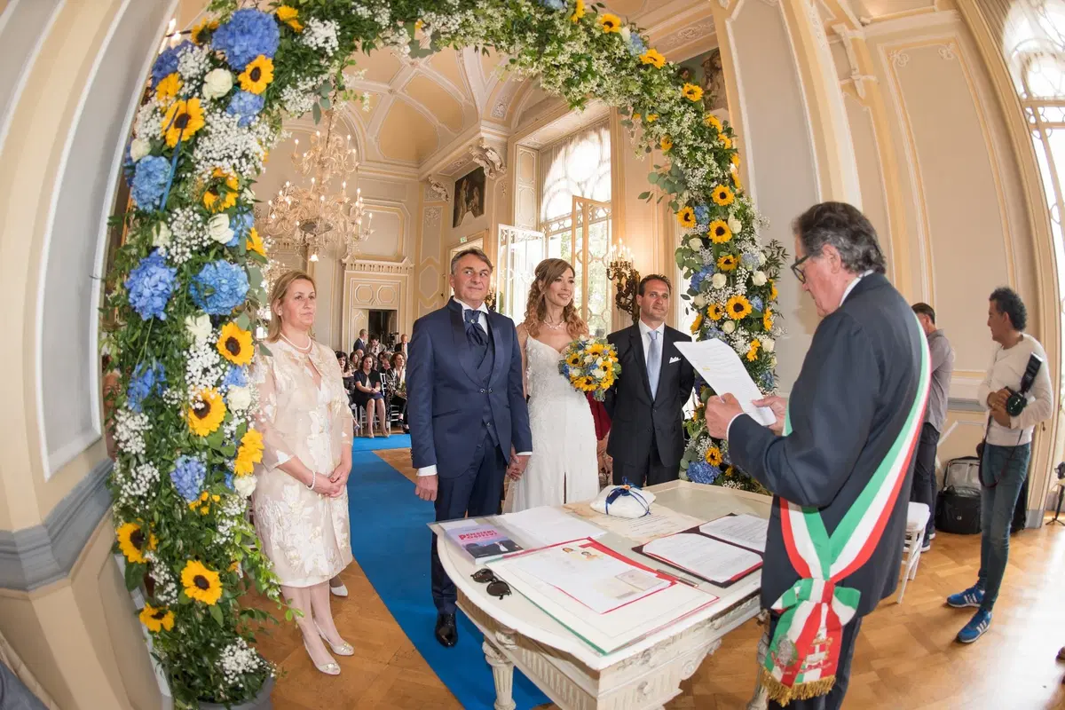 Il matrimonio “da corsa” di Tarcisio e Fiammetta