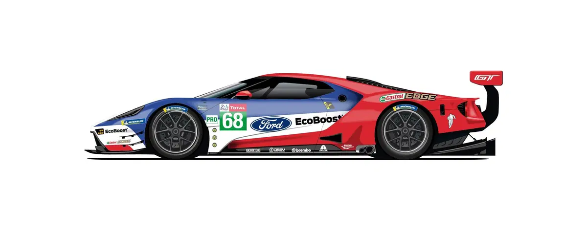 Ford GT: alla 24 ore di Le Mans con 5 livree celebrative (4)