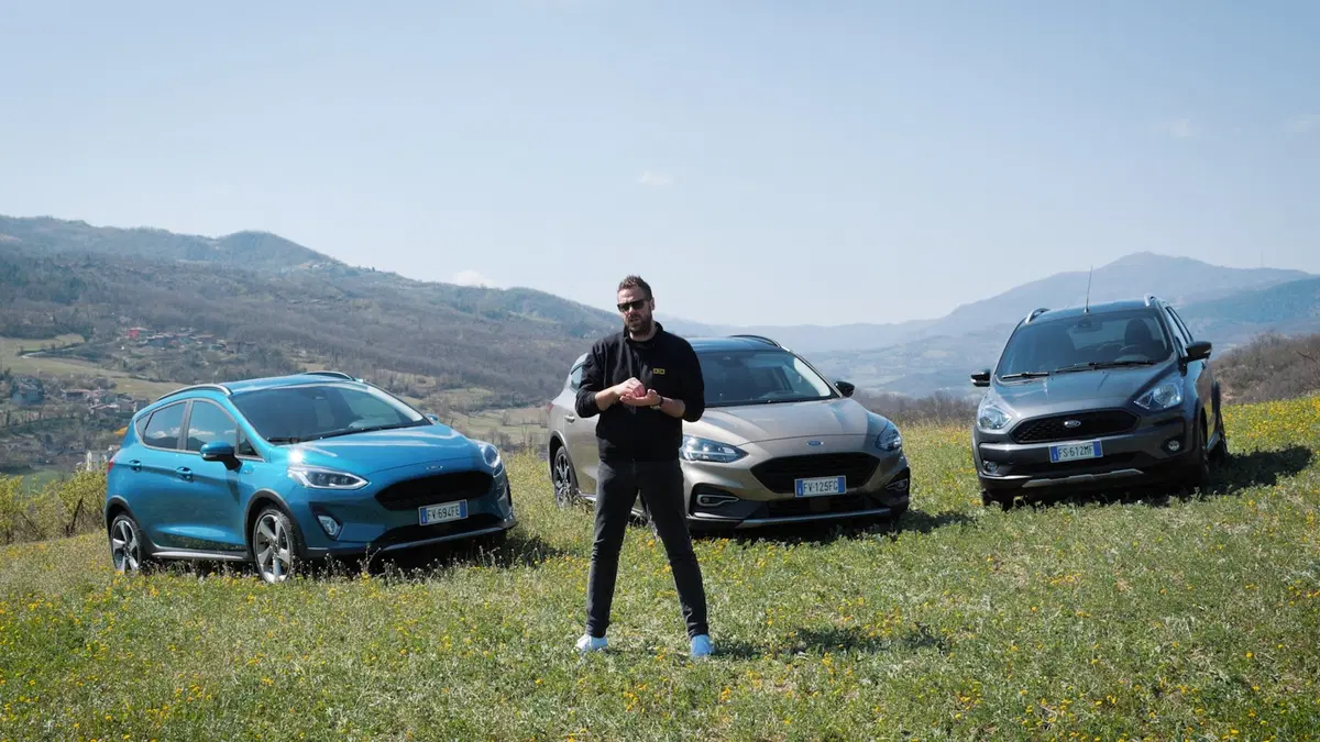 Ford Active, La gamma Crossover dell'ovale blu: al volante di Ka+, Fiesta e Focus [video]