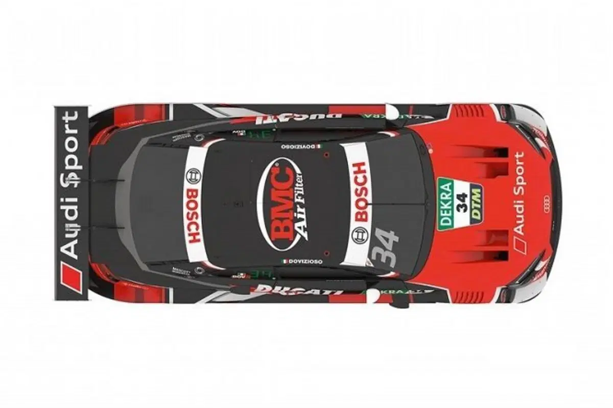 DTM Misano 2019, Dovizioso con livrea Ducati anche su 4 ruote