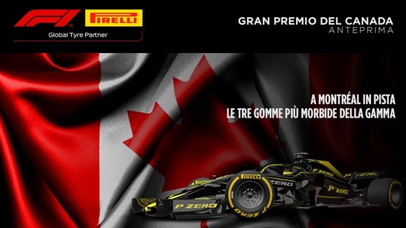 F1, GP Canada 2019: le gomme Pirelli a Montr&eacute;al