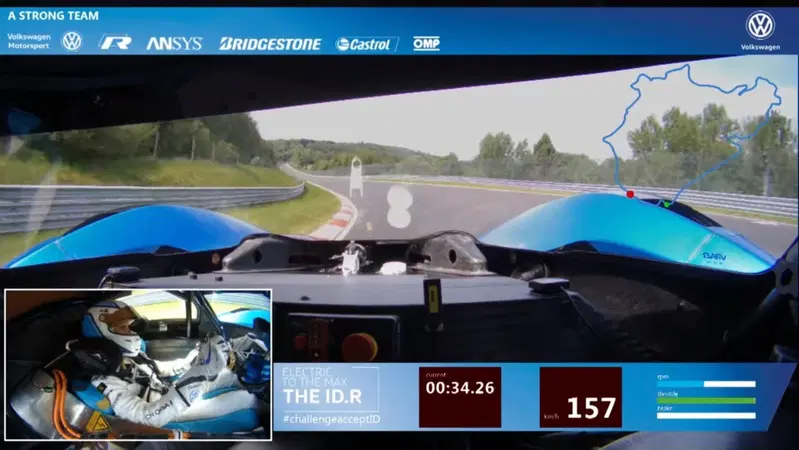 Volkswagen ID.R: il video on board del record al Nürburgring