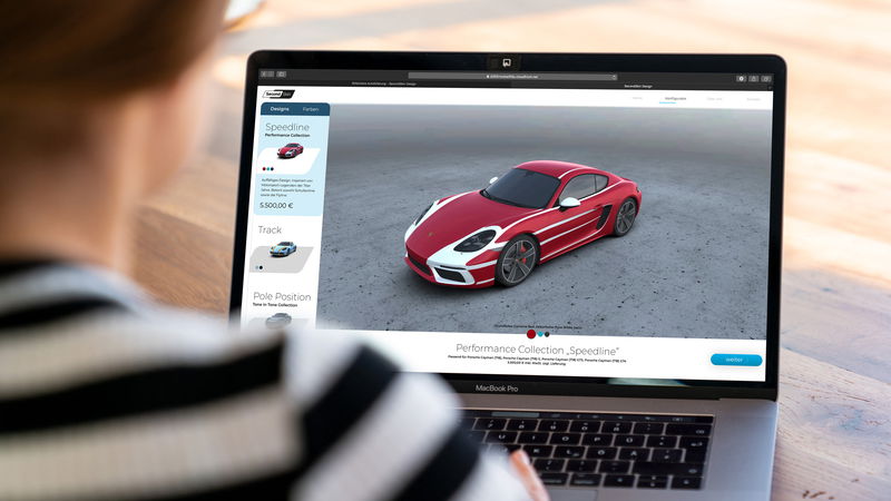 Porsche: una piattaforma online per creare la grafica su misura